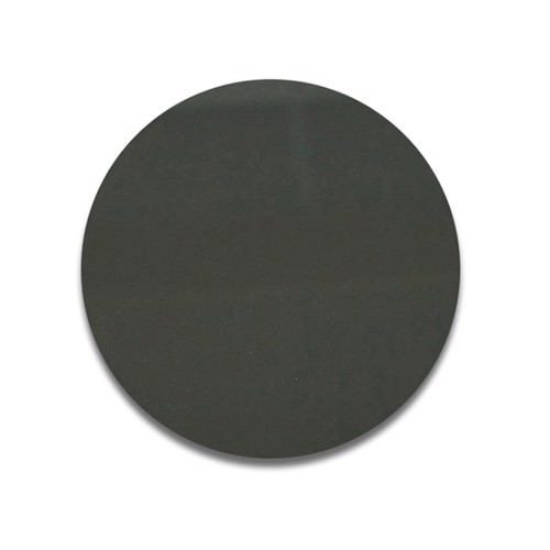 Runde Anthrazit graue Aluminium Platte